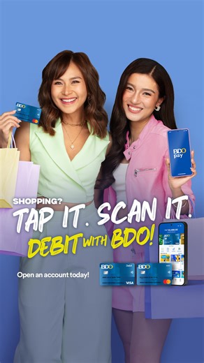 🕶️ New sunnies? 👠 Style upgrade? ✨ Skincare essentials? If you want it, just get it and PAY WITH BDO! 💳 Tap with your BDO Debit Card or scan QR through the BDO Pay app. Plus, stay updated on the latest promos at www.deals.bdo.com.ph. No BDO Debit Card? Open an account online or at any BDO branch, then download BDO Pay! Learn more at www.bdo.com.ph/debit-card. | BDO Unibank