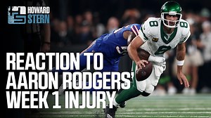 126K views · 2.5K reactions | Howard reacts to Aaron Rodgers tearing his achilles in the first quarter of the New York Jets season opener. | The Howard Stern Show | Facebook