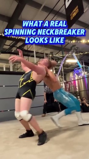 The most effective Spinning Neckbreaker in wrestling #prowrestling #wwe #aew #tna #nwa
