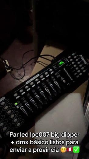 Configuración de Luces Big Dipper con DMX Básico