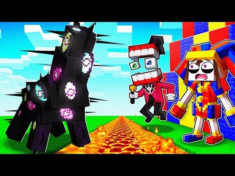 ABSTRACTED MONSTER vs Most Secure Circus in Minecraft! (Amazing Digital Circus)