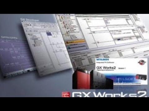How to use GX works 2 , Mitsubishi PLC programming software,