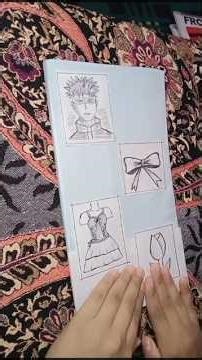 Making a drawing note book #art #drawing #design #sketch #drawing #draw ❣️❣️❣️