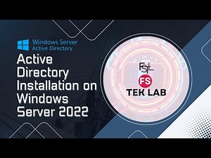 Active Directory Installation on Windows Server 2022 | Step by Step Guide | @FSTekLab ​