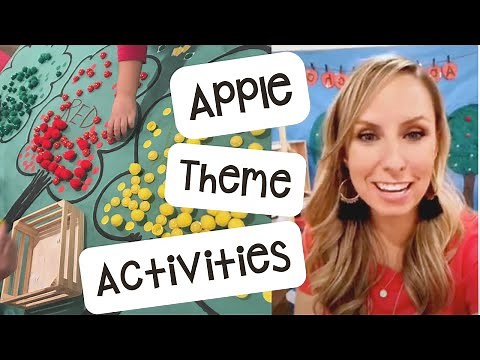 Pre-K and Kindergarten Apple Theme Activities for Fall
