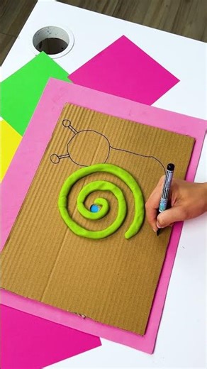 🐌 Let’s Make a Snail Maze! 🌀 DIY Craft for Kids! 🌟