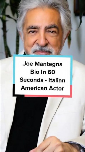 Joe Mantegna Bio In 60 Seconds - Italian American Actor