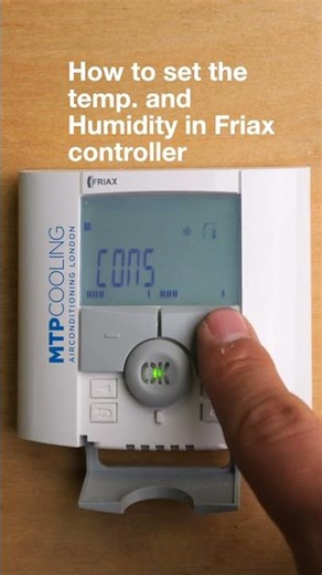 HOW TO SET TEMPERATURE AND HUMIDITY IN FRIAX #diy #FRIAX #winecellar