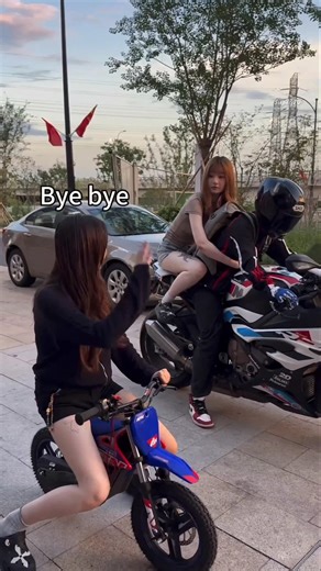 🫣😍Mini Bike Love Drama #funny #rider