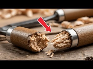 This DIY Trick Fixes a Broken Wood Chisel Handle in Minutes!