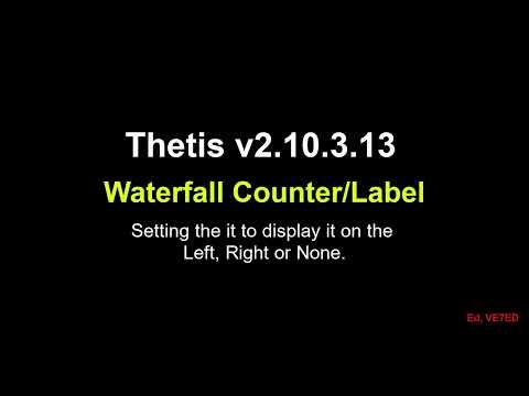 Thetis - Waterfall Labels/Counter