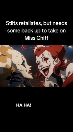 Stilts retaliates, but needs some back up to take on Miss Chiff #Shonen #FYP #Clown #action #Anime