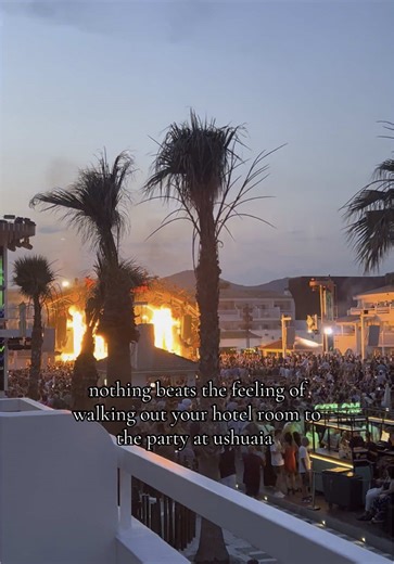 Experience Ushuaïa Ibiza's Vibrant Party Atmosphere