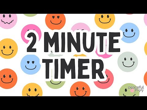 2 Minute Countdown Timer with Relaxing Music | Focus, Study, Classroom, Workout