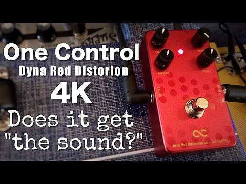 One Control Dyna Red Distortion 4K