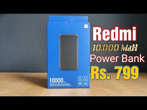 Redmi Power Bank (10,000 mAh): Unboxing, Charge time tests, Authentication