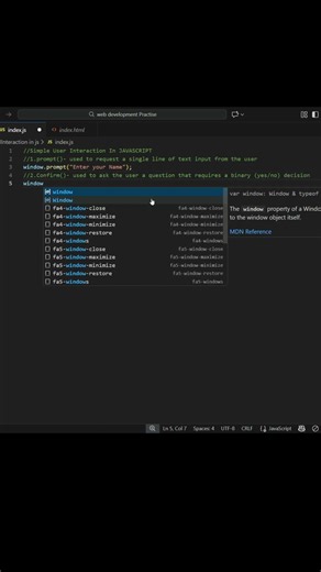 Master JavaScript Alerts, Prompts & Confirms 💡 #shorts #eduspark