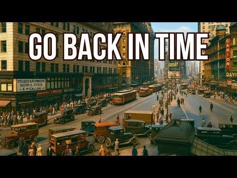 A Tour of New York in the 1900s (AI Reconstruction)