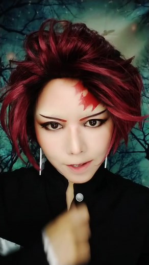 Tanjiro Makeup #demonslayer #beiy02artistry #tanjirokamado #鬼灭の刃 #kimetsunoyaiba