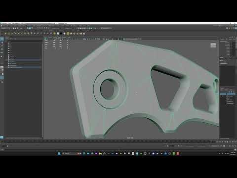Hard Surface Modeling in Maya: Hard and Soft Edges and UV