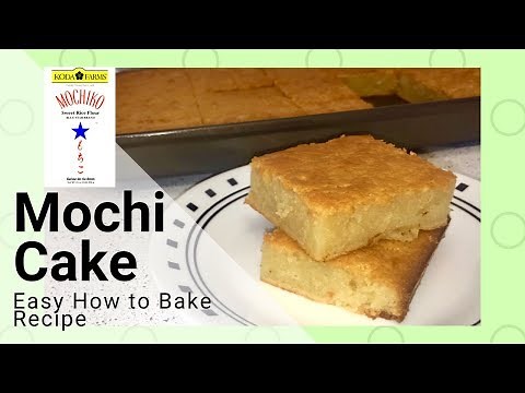 Mochi Cake [Easy How to Bake] Using Mochiko Flour