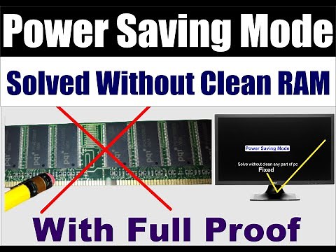 How to fix power saving mode without clean ram or other pc components solve black screen error 2022