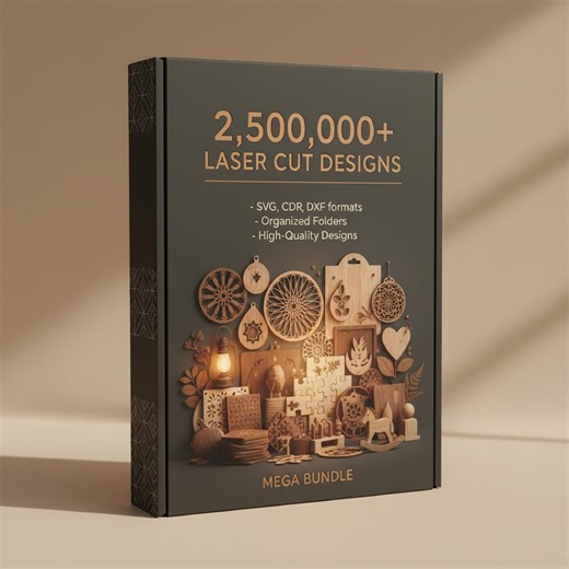Laser Cut Mega Bundle | 2.500.000  Designs für Dioden-CO2 und Faserlaser | Lightburn und Xtool Kompatibel | Laserschnitt & Gravurdateien - Etsy Österreich