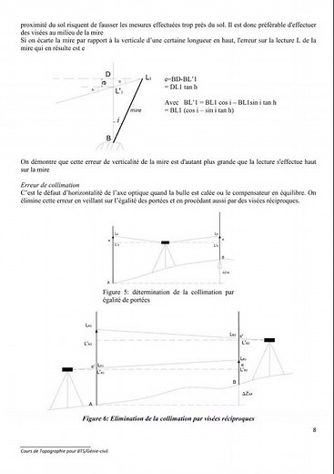 🎓 Topographie : Cours COMPLET de Nivellement (PDF Gratuit inclus) | Nivellement Direct, Trigoono