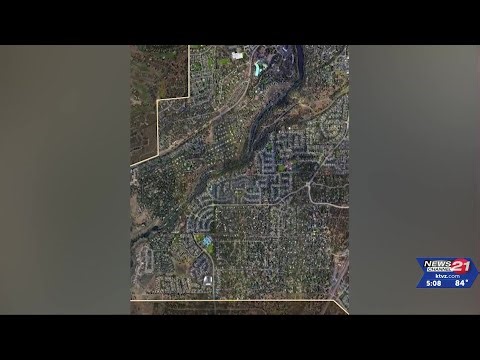 Bend in Google's new tree-canopy mapping tool