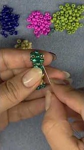 Cubic Right Angle Weave Tutorial: Easy Bead Cube #shorts