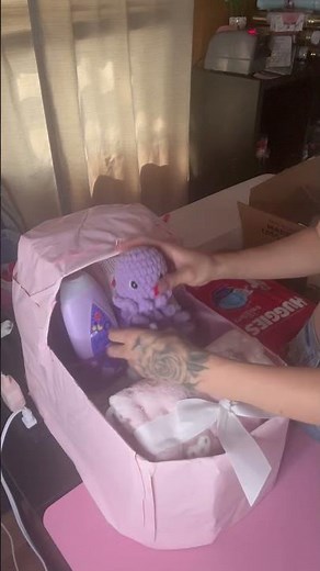 Make this diaper bassinet with me 🥰 #babyshowergift #arrangement #explore #parati #fyp #diy