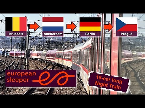 European Sleeper Train Brussels - Prague: Inaugural Journey in Sleeping Car