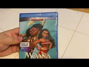 Moana Blu-ray Unboxing