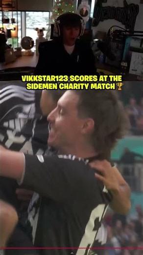 Vikkstar123 SCORES at Sidemen charity match 🏆