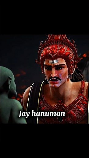 hanuman ji and ravan#shortsfeed #trending #hanuman #hanumanji