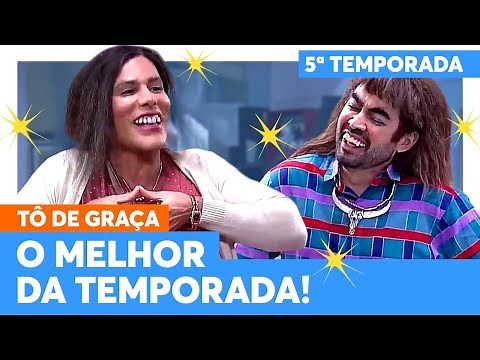 MELHORES MOMENTOS da TEMPORADA de TÔ DE GRAÇA | Tô De Graça | Humor Multishow