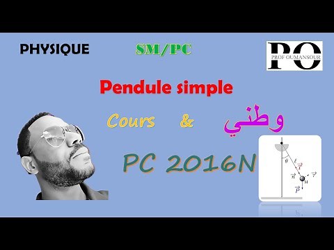 Pendule simple - cours & exercices