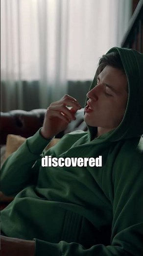 His chewing gum EXPLODED! #truestory