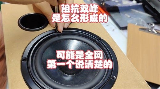 DIY音箱的调整（5）:简便测试箱体谐振频率，阻抗双峰的成因