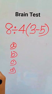 133K views · 310 reactions | 4% solve... Brain test -110 #math #maths #mathpuzzle | Math Test 2.0 | Facebook