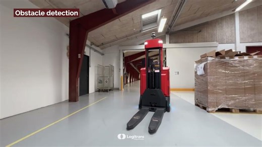 LogiRobot pallet mover - autonomous pallet transportation | Logitrans A/S