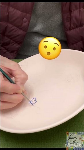 Easy! Underpainting Flowers #underpainting #pottery #handmade