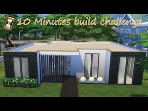 CONSTRUIRE UNE MAISON EN 10 MINUTES | Sims 4 Construction