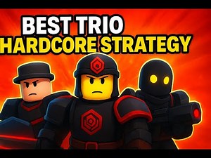 The best trio hardcore strategy in Tower Defense Simulator (Roblox)!
