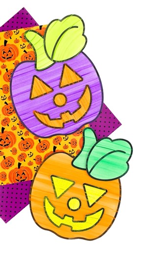 Cut, paste, and create your own spooky Jack-o’-Lantern! 🎃 #HalloweenCraft #kidsactivities | Fireflies and Mud Pies