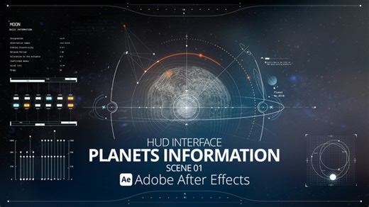 HUD Interface Planets Information 01 Ae