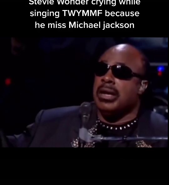 Stevie Wonder Emotional Tribute to Michael Jackson