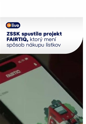 🚆 Železničná spoločnosť Slovensko spustila pilotný projekt FAIRTIQ, ktorý mení spôsob nákupu cestovného. Už žiadne kupovanie lístkov na vlak. Stačí nastúpiť a zapnúť aplikáciu v mobile, ktorá vám sama zmonitoruje trasu. 👉 Viac na tvnoviny.sk alebo v archíve TN live 🎤 René Medzihradský #tvnoviny #tnlive #vlaky #ZSSK