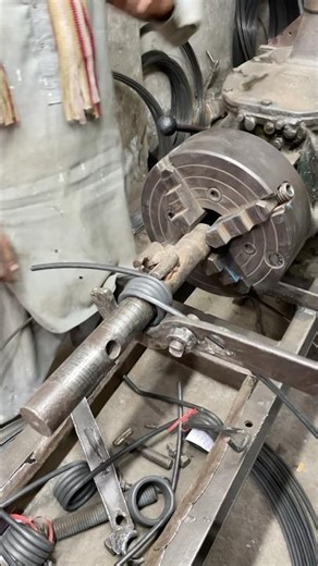 Making a cutter spring by hand - just skills#shortvideo