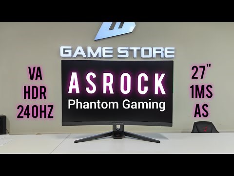 Обзор игрового монитора Asrock Phantom Gaming 27" 240Hz
